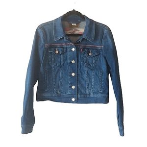 Levi's embroidered Tucker jean jacket sz M